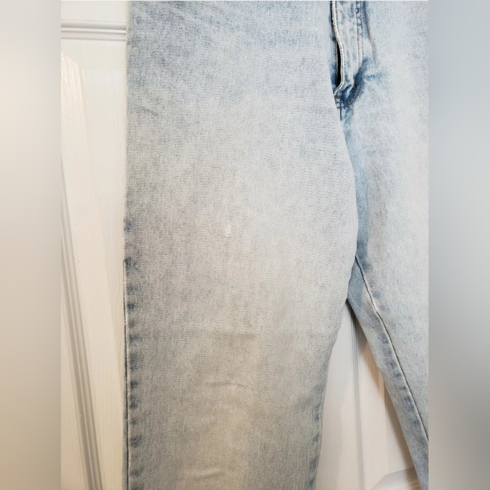 💪VINTAGE BRITCHES GREAT OUTDOORS BLUE JEANS MEN'S SIZE 31 x 31 FADED DISTRESSED - Picture 5 of 12